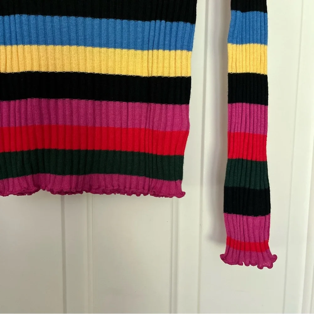 Kids Nordstrom Rainbow Stripe Sweater M